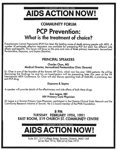 PCP Prevention Community Forum Poster